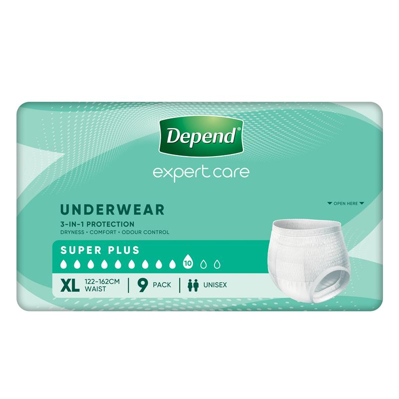Load image into Gallery viewer, Depend Underwear Super Plus Extra Large 9 Pack
