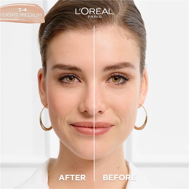 Load image into Gallery viewer, L'Oreal Paris True Match Nude Plumping Tinted Serum 3-4 Light Medium
