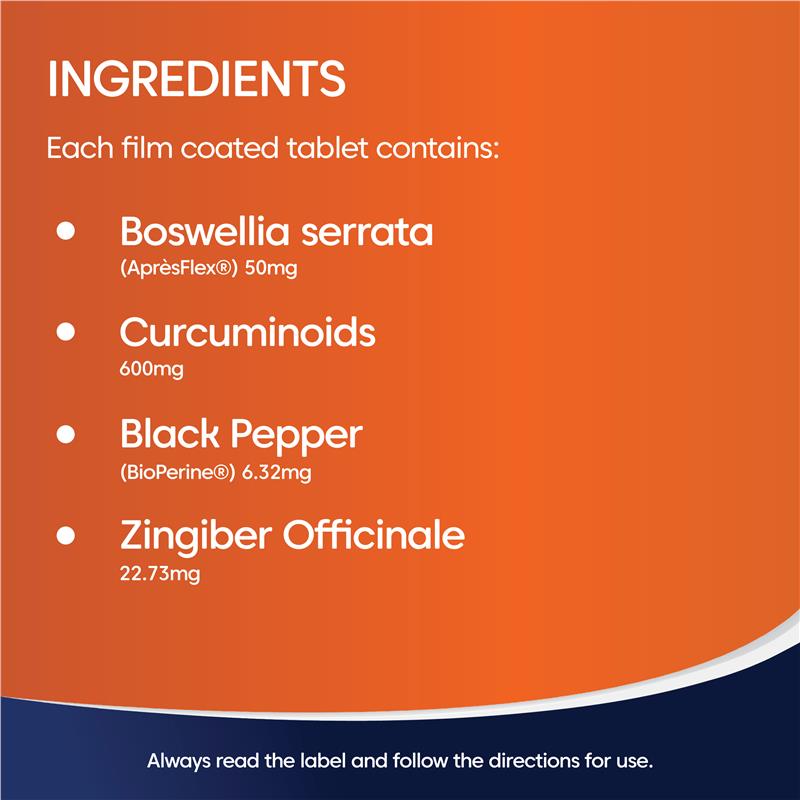 Load image into Gallery viewer, Bioglan Curcumin Advanced Pain Relief 50 Tablets
