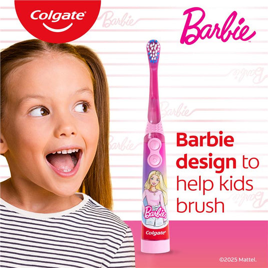 Colgate Toothbrush Kids Barbie Sonic Battery