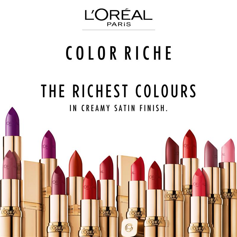 Load image into Gallery viewer, L'Oreal Paris Color Riche Classic Satin Lipstick 297 Red Passion
