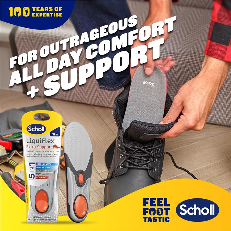 Load image into Gallery viewer, Scholl LiquiFlex Extra Support Insole Large
