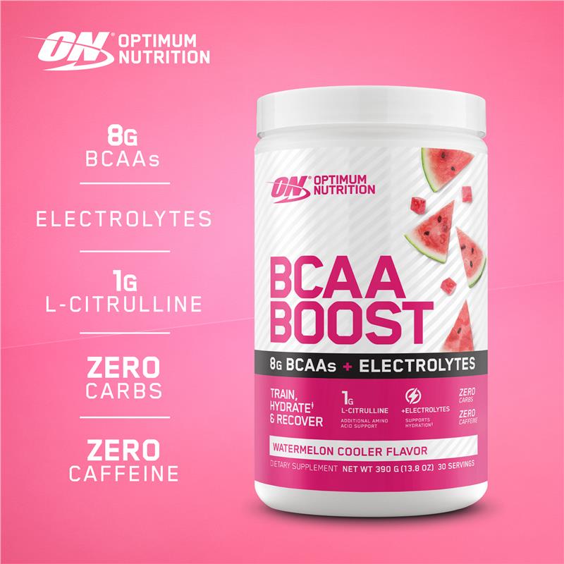 Load image into Gallery viewer, Optimum Nutrition BCAA Boost Watermelon 390g
