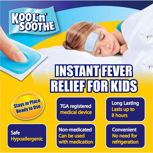 Kool n Soothe Kids Fever Relief 2 Sheets