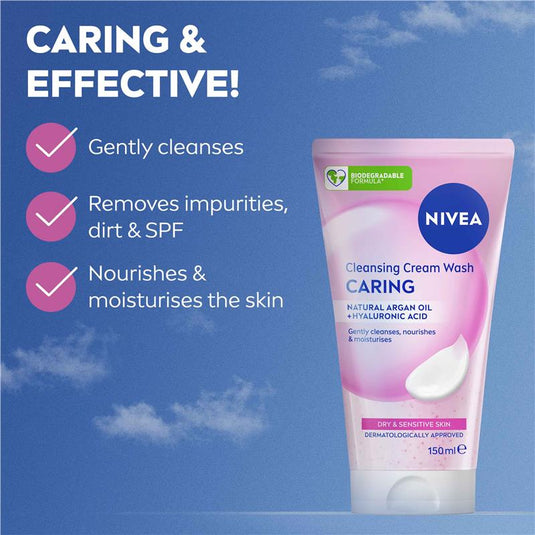 NIVEA Daily Essentials Gentle Face Wash Cleanser 150ml