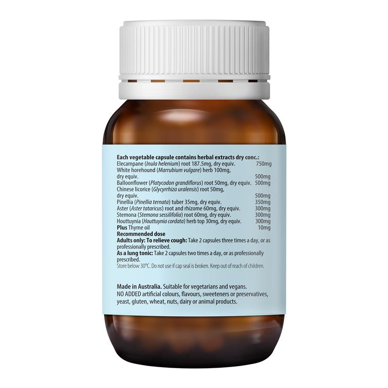 Load image into Gallery viewer, Fusion Cough Lung Tonic 60 Vegetarian Capsules
