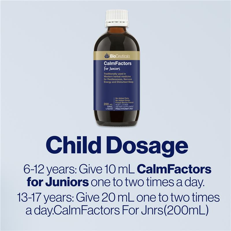 Load image into Gallery viewer, BioCeuticals CalmFactors For Juniors 200mL
