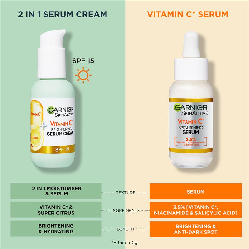 Load image into Gallery viewer, Garnier Skin Active Vitamin C Serum Cream 50ml

