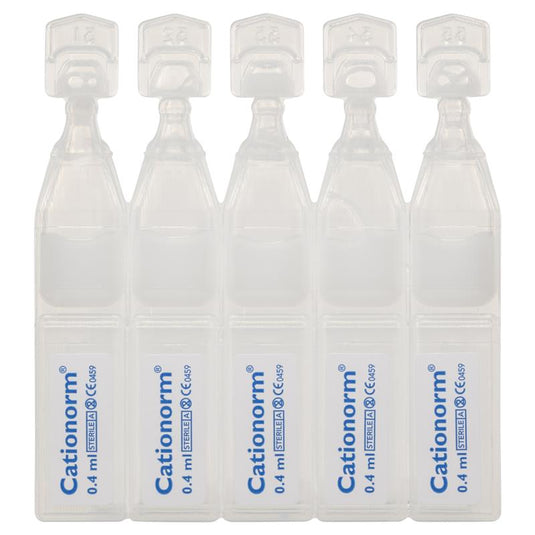 Cationorm Preservative Free Eye Drops 0.4ml x 30 Vials