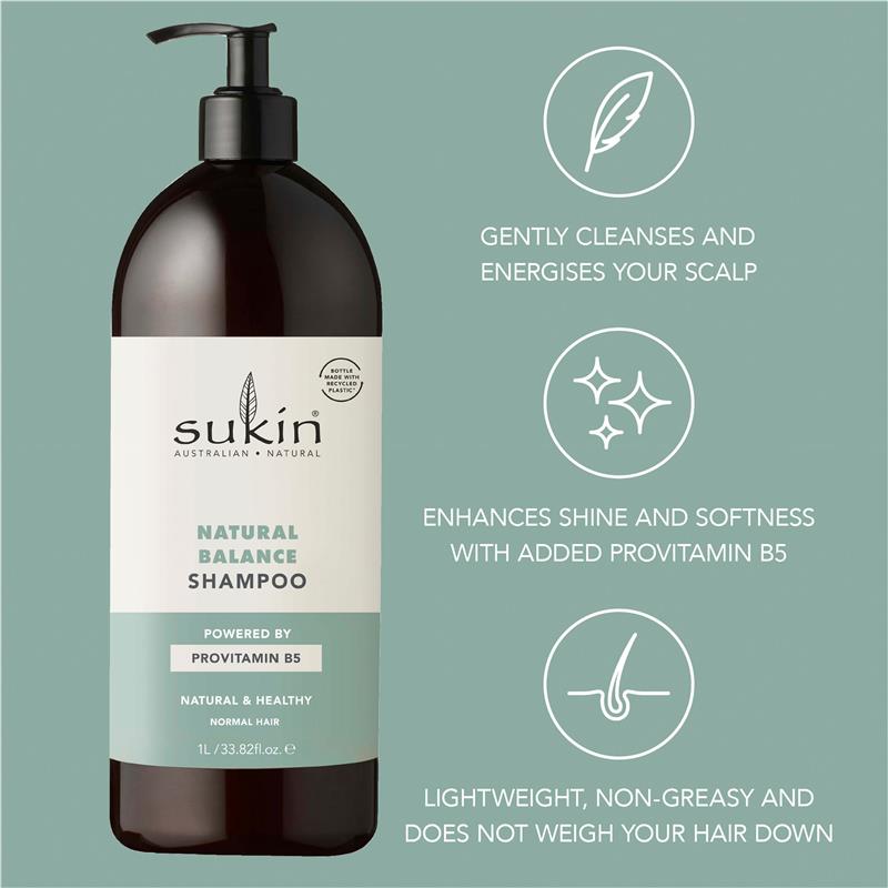 Load image into Gallery viewer, Sukin Natural Balance Shampoo 1 Litre
