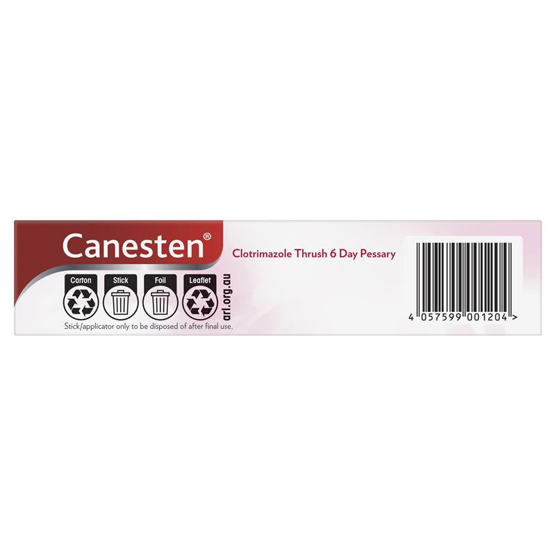 Load image into Gallery viewer, Canesten 6 Day Thrush Treatment Pessary - Clotrimazole (S3)
