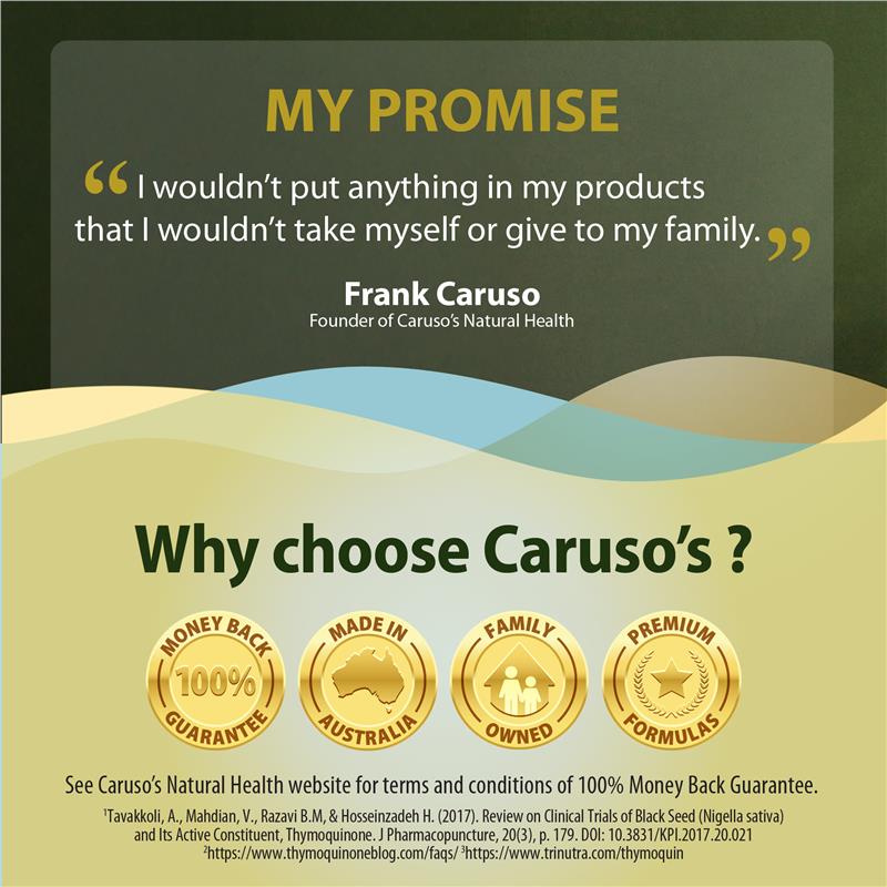 Load image into Gallery viewer, Carusos Black Seed Oil 500 60 Capsules
