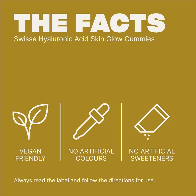 Load image into Gallery viewer, Swisse Beauty Hyaluronic Acid Skin Glow Gummies 40 Pack
