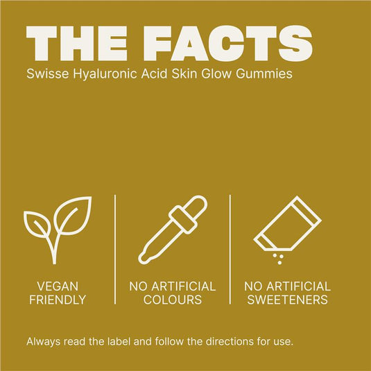 Swisse Beauty Hyaluronic Acid Skin Glow Gummies 40 Pack