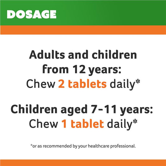 Cenovis Sugarless C 500mg 100 Orange Flavour Chewable Tablets