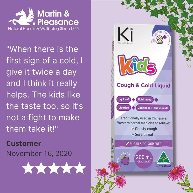 Load image into Gallery viewer, Ki Kids Cough &amp; Cold Liquid 200ml
