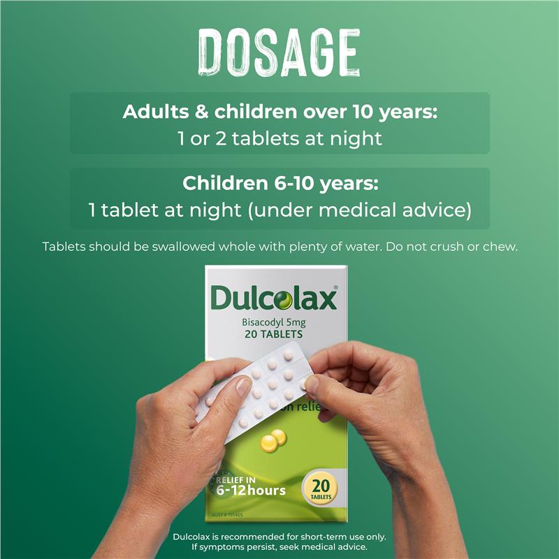 Load image into Gallery viewer, Dulcolax Laxatives 5mg 20 Tablets
