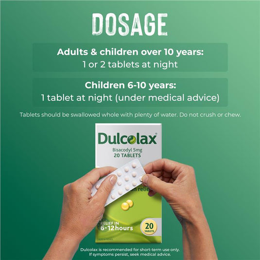 Dulcolax Laxatives 5mg 20 Tablets