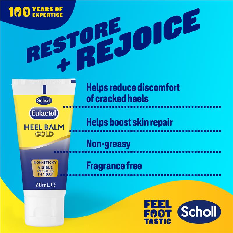 Load image into Gallery viewer, Scholl Eulactol Heel Balm Gold 60ml
