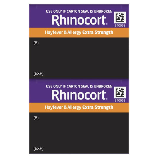Rhinocort Extra Strength Hayfever & Allergy Nasal Spray 120 Sprays x 2 Pack