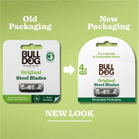 Bulldog Original Steel Blades 4 Pack