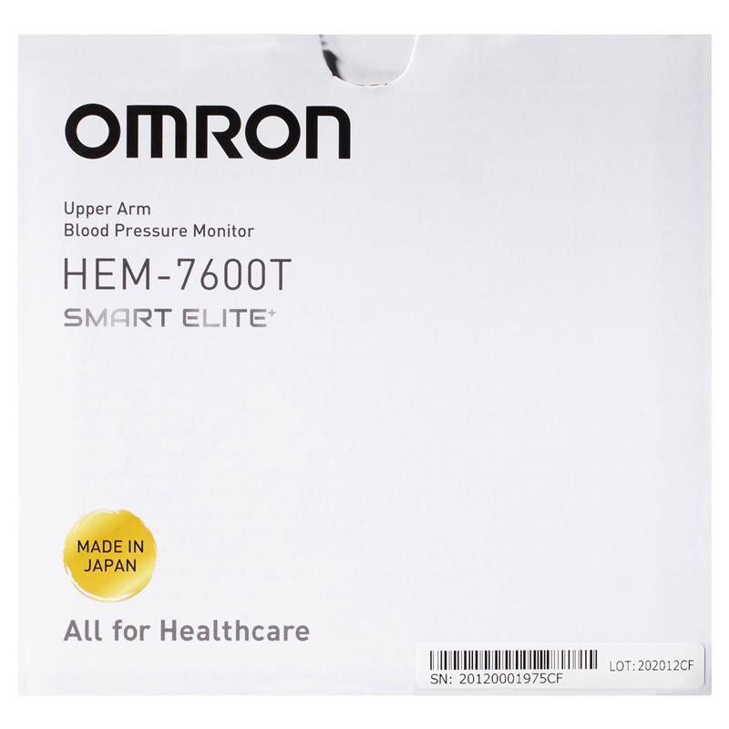 Load image into Gallery viewer, Omron Smart Elite HEM7600T Blood Pressure Monitor Bluetooth Tubeless
