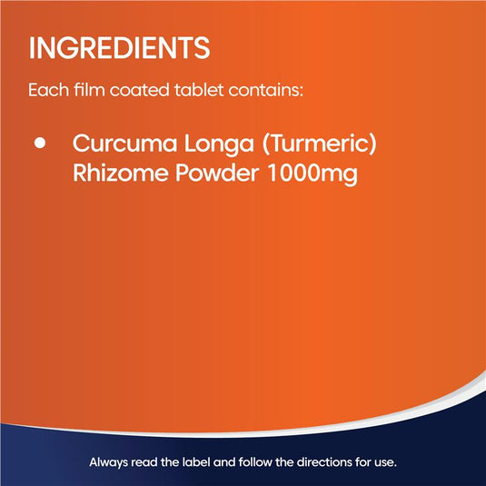 Bioglan Turmeric 1000mg 250 Tablets Exclusive Size