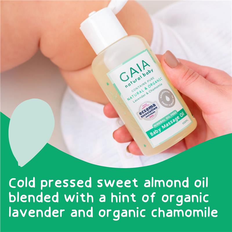 Load image into Gallery viewer, Gaia Natural Baby Massage Oil 125mL
