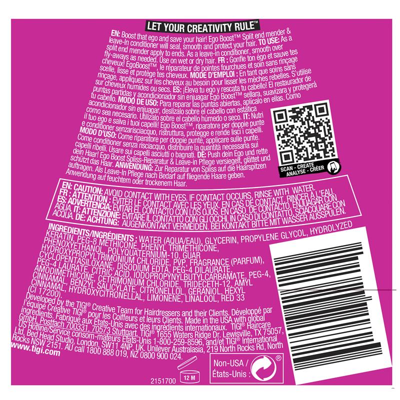Load image into Gallery viewer, Tigi Bed Head Ego Boost Split End Mender 237ml
