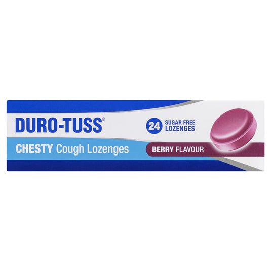 DURO-TUSS Chesty Cough Lozenges Berry 24 Lozenges