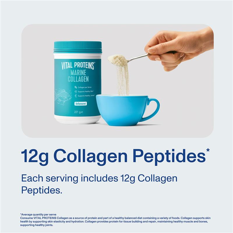Load image into Gallery viewer, Vital Proteins Marine Collagen Unflavoured 221g
