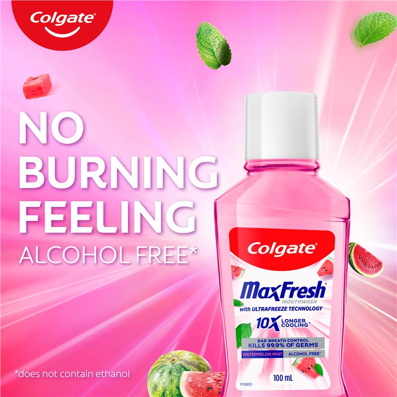 Load image into Gallery viewer, Colgate Mouthwash Max Fresh Watermelon 100ml
