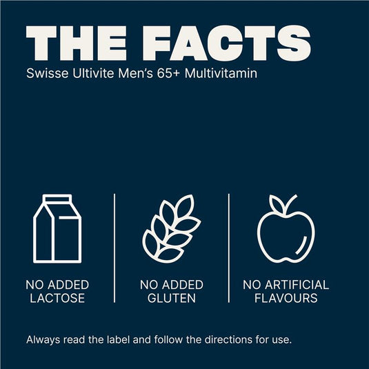 Swisse Ultivite Multivitamins 65+ Mens 90 Pack