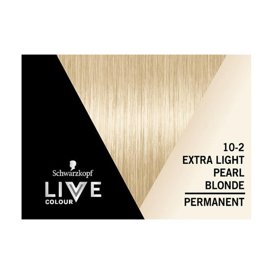 Schwarzkopf LIVE Colour Permanent 10.2 Extra Light Pearl Blonde