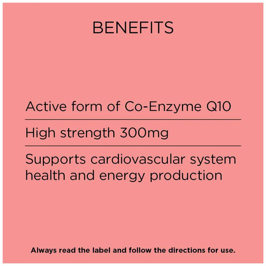 Go Healthy Ubiquinol 300mg Maximum 30 Soft Capsules Exclusive Size