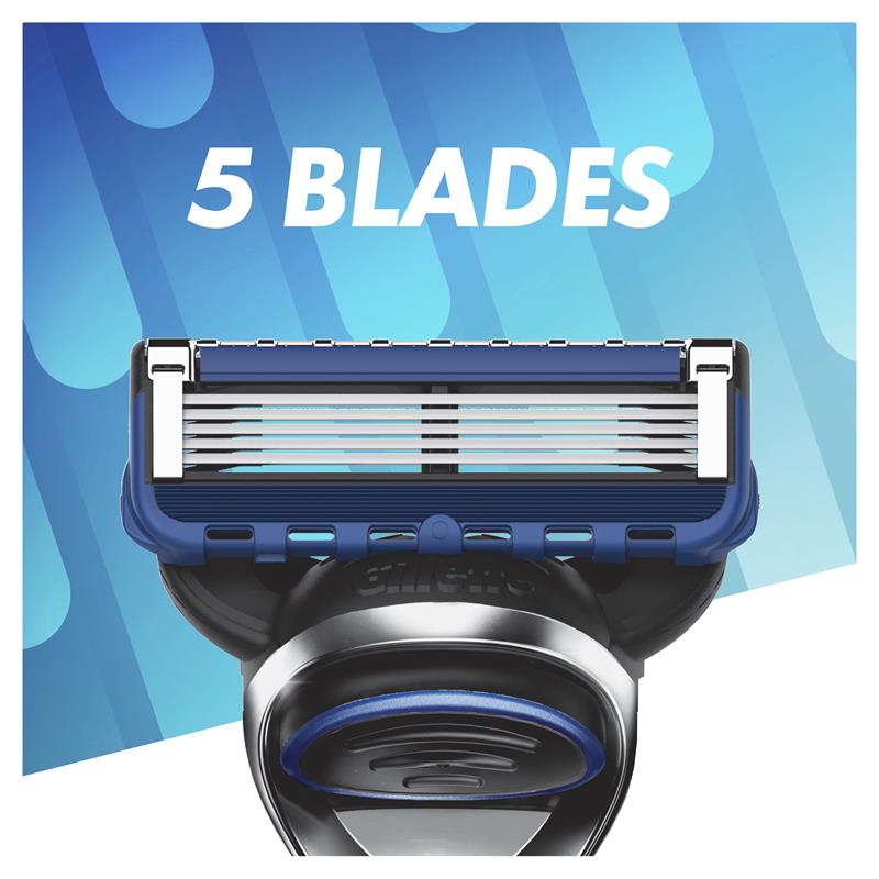 Load image into Gallery viewer, Gillette 5 Aqua Razor Blades 4 Pack
