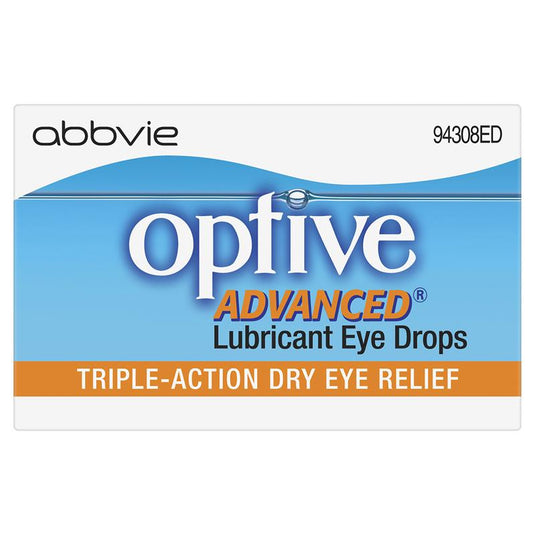 Optive Advanced Lubricant Eye Drops 15ml