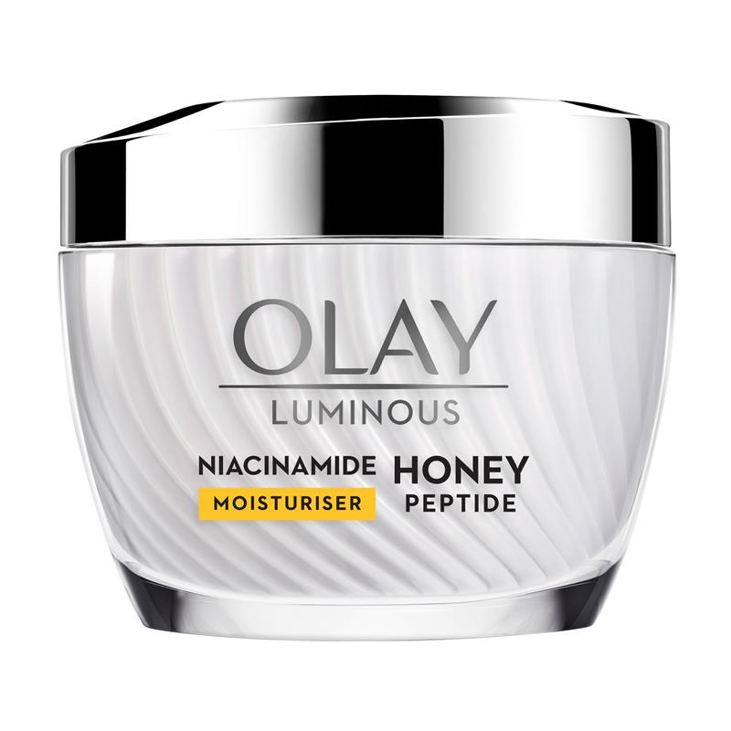 Load image into Gallery viewer, Olay Luminous Niacinamide Honey Peptide Moisturiser 50g
