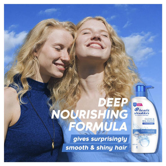Head & Shoulders Clean & Balanced Conditioner 660ml