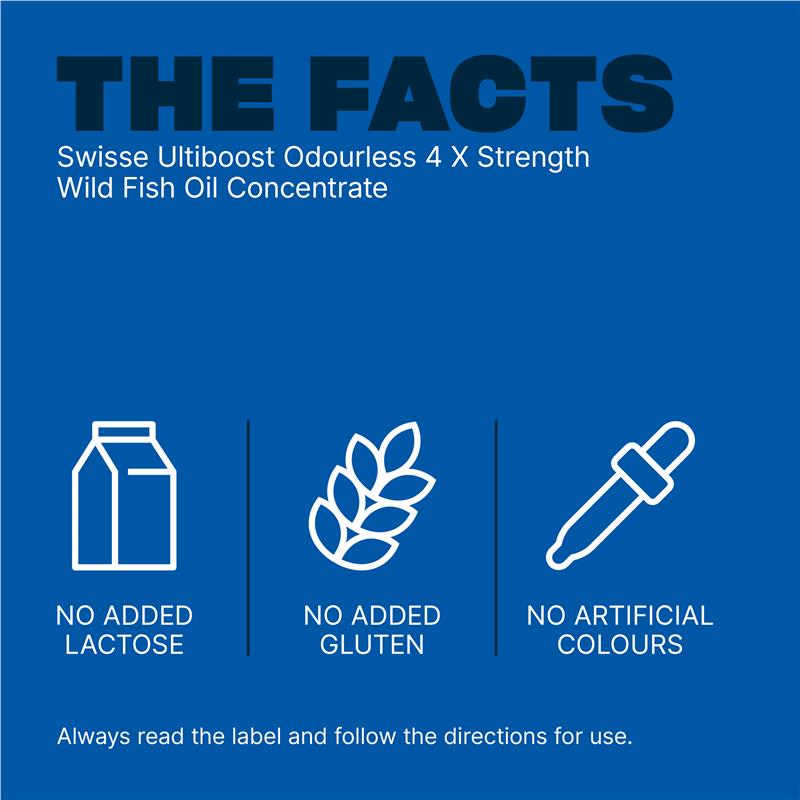 Load image into Gallery viewer, Swisse Ultiboost 4 x Strength Wild Fish Oil Concentrate 60 Capsules
