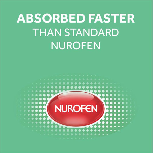 Nurofen Zavance Fast Pain Relief Liquid Capsules 200mg Ibuprofen 100 Pack
