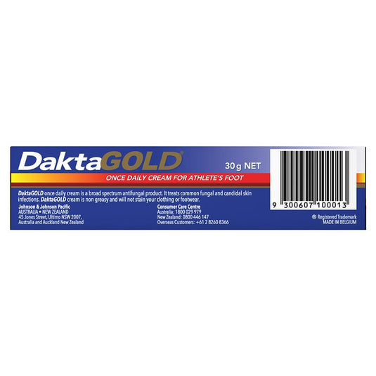 DaktaGold Once Daily Cream for Athlete's Foot 30g