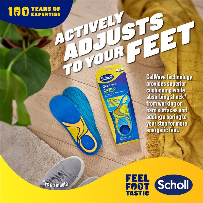 Load image into Gallery viewer, Scholl Gel Activ Insole Casual Large
