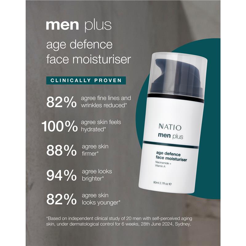 Load image into Gallery viewer, Natio Mens Plus Age Defence Face Moisturiser 80ml
