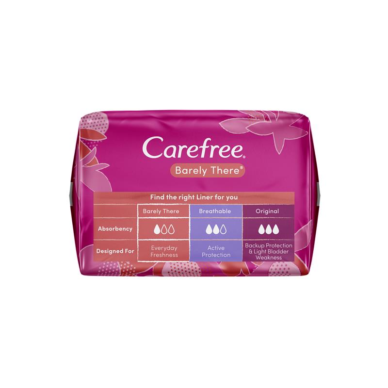 Load image into Gallery viewer, Carefree Barely There Unscented Panty Liners 42 Pack
