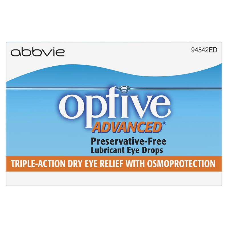 Load image into Gallery viewer, Optive Advanced Lubricant Eye Drops 30 x 0.4mL
