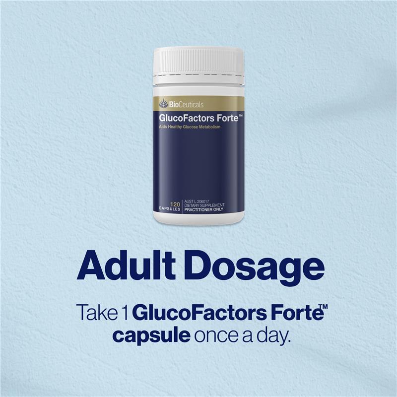Load image into Gallery viewer, BioCeuticals GlucoFactors Forte 120 Capsules
