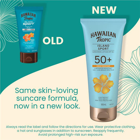 Hawaiian Tropic Island Sport SPF 50+ Lotion 180ml