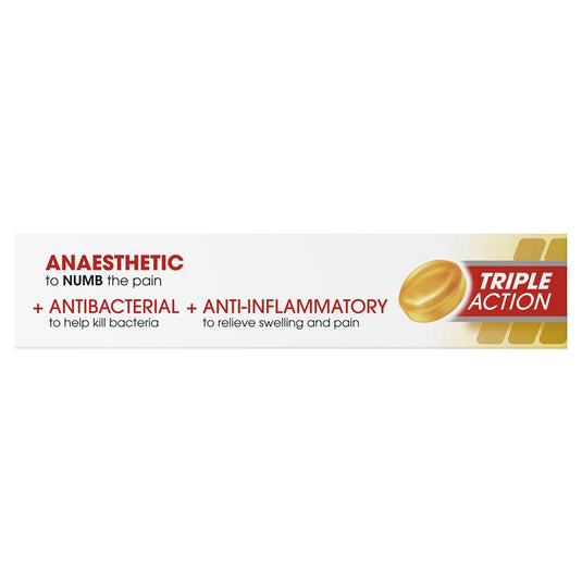 Difflam Plus Anaesthetic Sugar Free Honey And Lemon 16 Lozenges