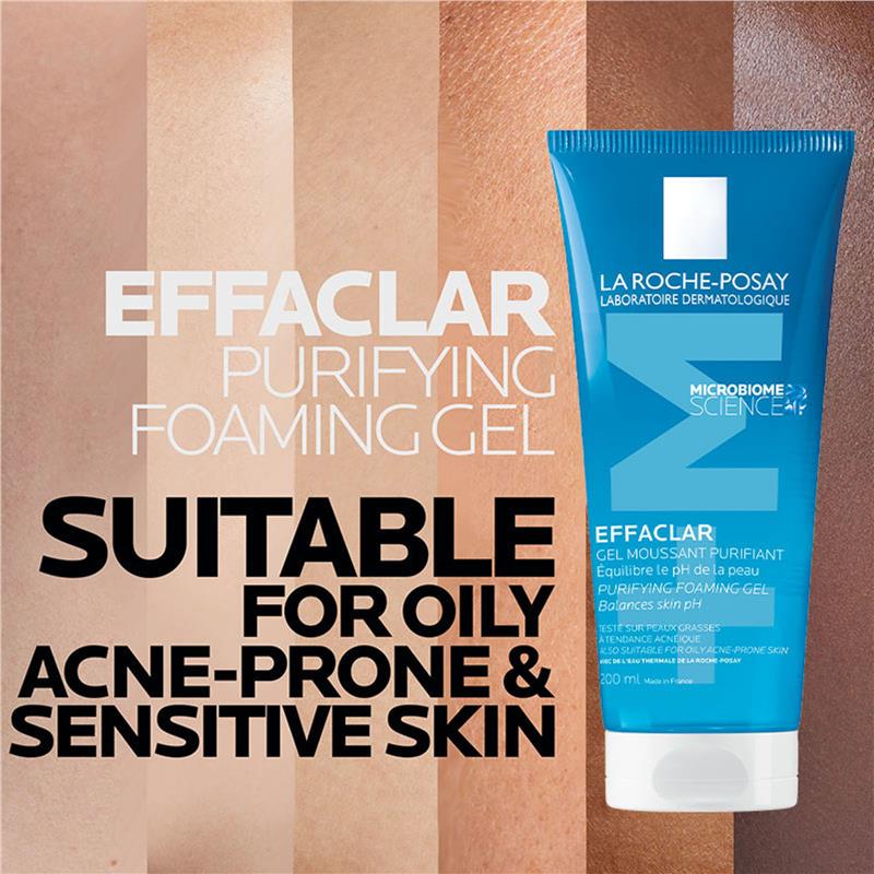 Load image into Gallery viewer, La Roche-Posay Effaclar Purifying Foaming Gel Anti-Acne Cleanser 200mL
